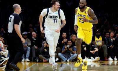 Luka Doncic and LeBron James will soon be team-mates on the Los Angeles Lakers after one of the most jaw-dropping trade deals in NBA history