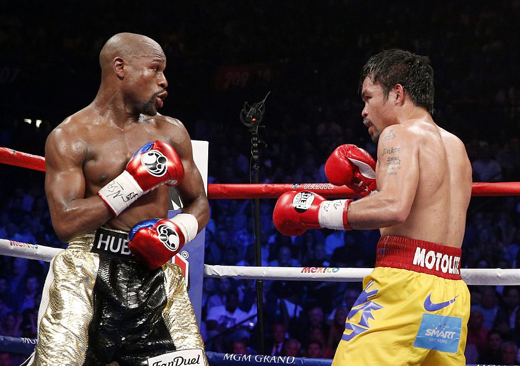 Manny Pacquiao Calls Out Floyd Mayweather for Rematch