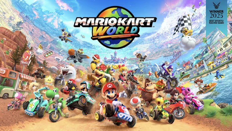 Mario Kart World Dominates Japan's January 2026 Physical Game Sales