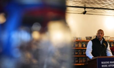 Maryland Gov. Wes Moore speaks during a press conference announcing the Protection from Predatory Pricing Act, in Severna Park, Maryland, Jan. 20, 2026.