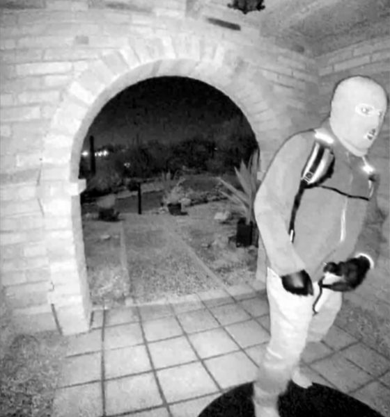 Masked Man Outside Nancy Guthrie's Home