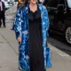 Melissa McCarthy is all smiles while arriving to the Late Show with Stephen Colbert today in New York City