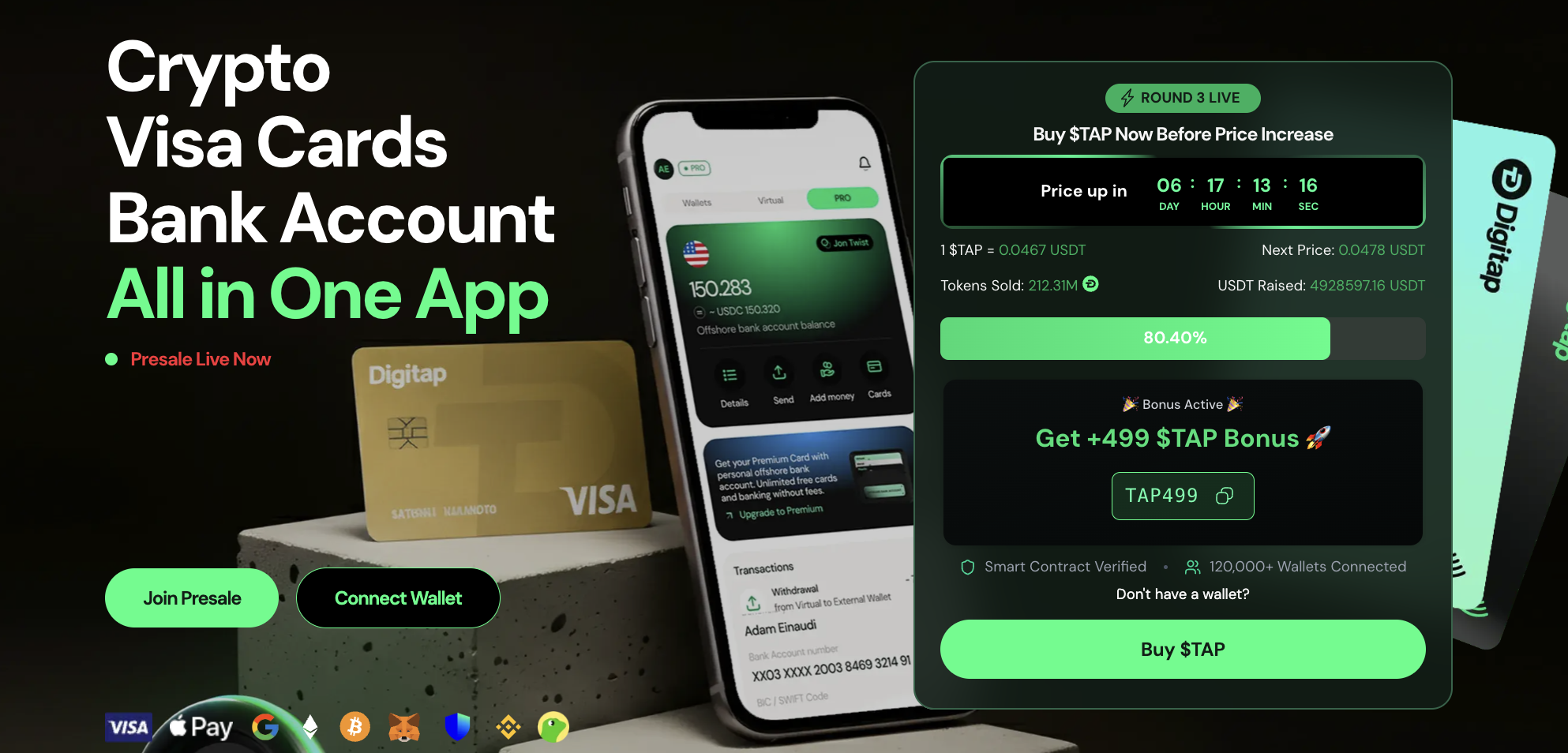 Top 5 Altcoins To Buy For Catching the Next Ethereum-Style Run: Digitap ($TAP) Best Crypto to Buy in 2026
