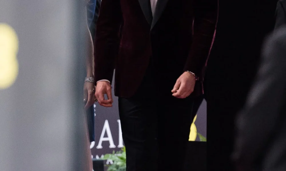 Prince William at the 2026 BAFTAs
