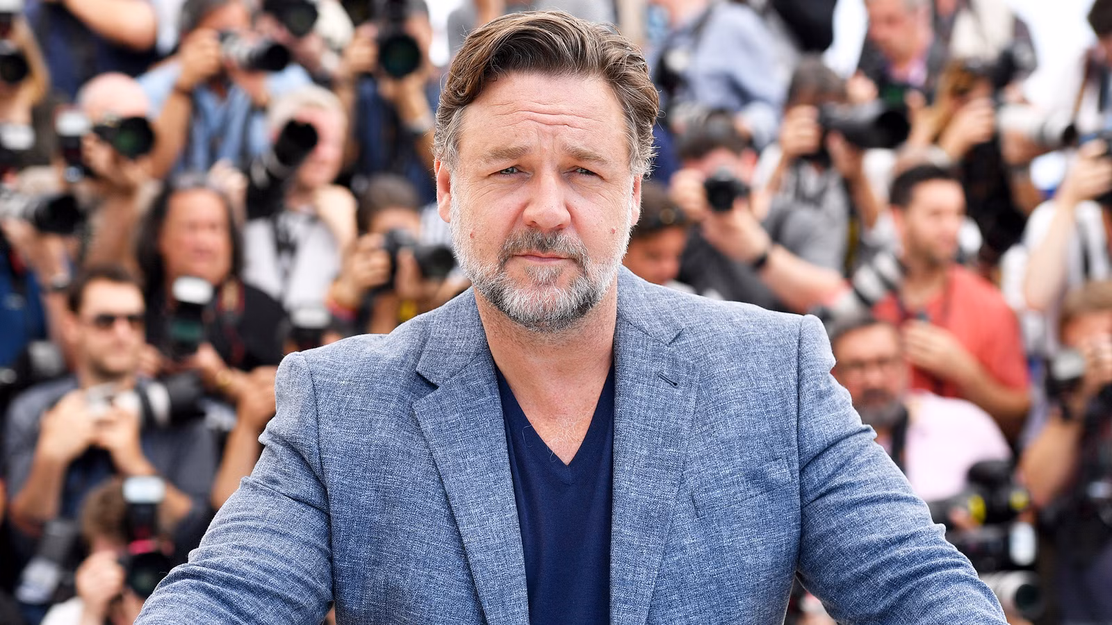 Russell Crowe on the red carpet
