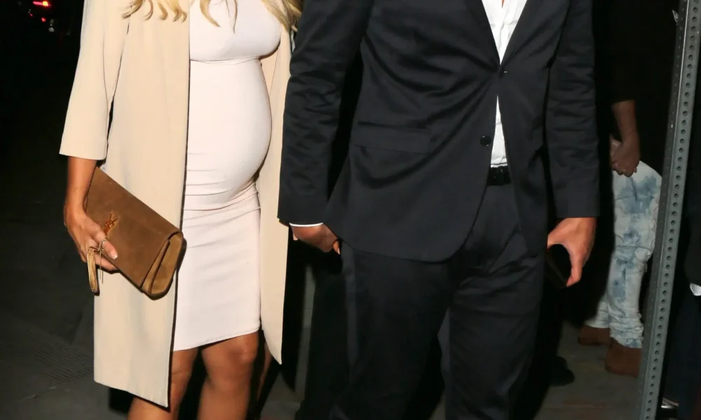Ryan Lochte and Fiancée Kayla Rae Reid seen arriving at the Dream Hotel party for the Opening of TAO in Hollywood.