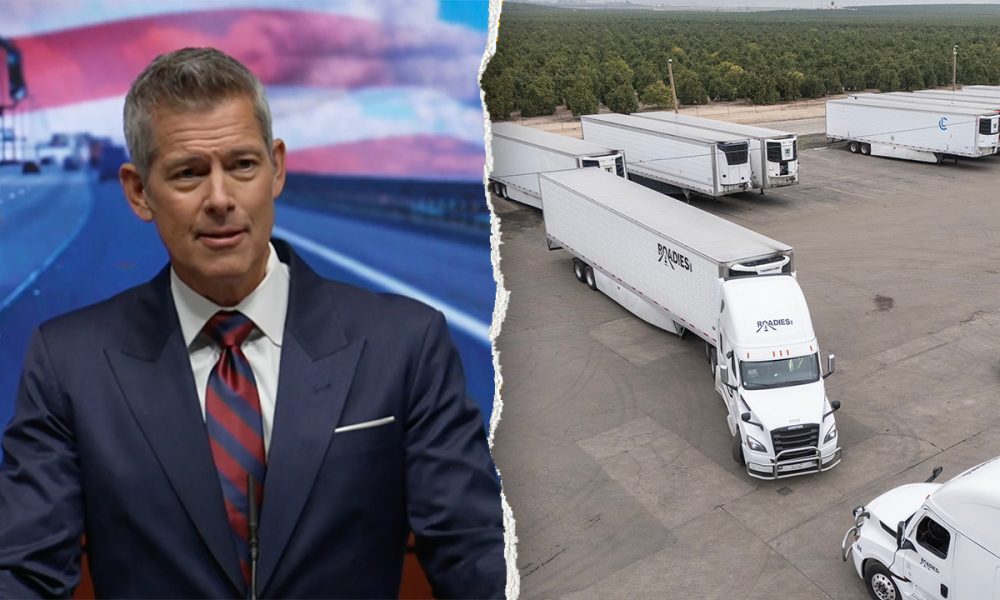DOT Sec Sean Duffy announces English-only CDL test requirement for truckers