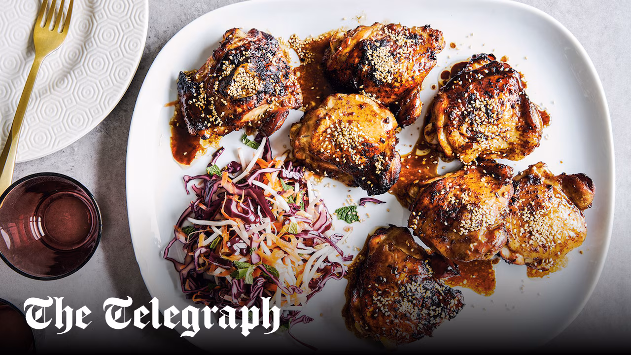 Soy-sesame-honey chicken