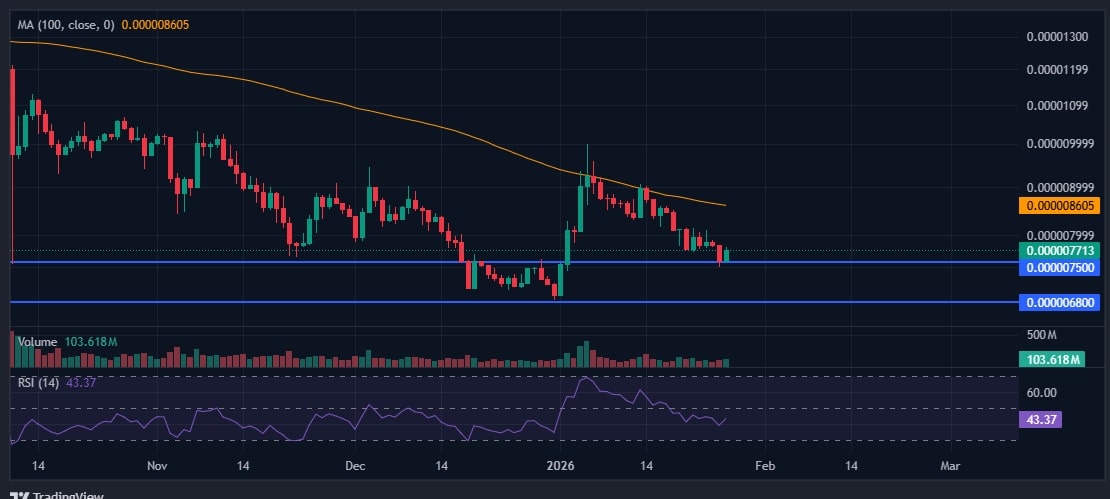 Shiba Inu Price Chart