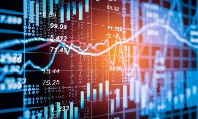 Stock,Market,Or,Forex,Trading,Graph,And,Candlestick,Chart,Suitable