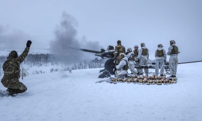 British Army commandos in training in Norway earlier this year. Pic: MoD via PA