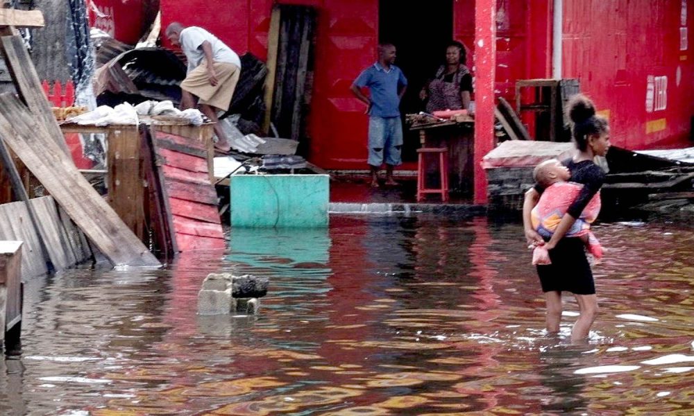 The devastation wrought by Cyclone Gezani in Toamasina. Pic: Reuters