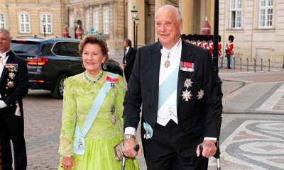 Norway's King Harald and Queen Sonja, pictured at an event in 2023. File pic: AP