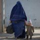 A woman and her daughter leaves the Indira Gandhi Children's Hospital in Kabul, Afghanistan. File pic: AP