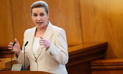 Mette Frederiksen has held office since mid-2019. Pic: AP