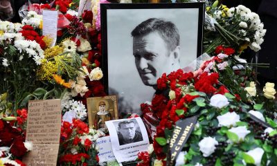 Alexei Navalny was buried in the suburbs of Moscow in March 2024. Pic: Reuters