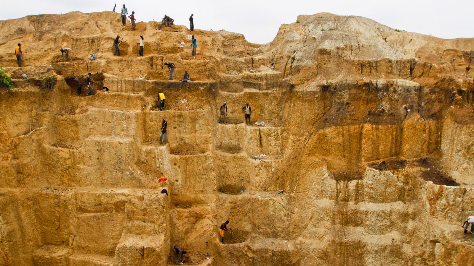 Mines like this one (not the affected mine) in Niger State are common in northern Nigeria. Pic: Reuters