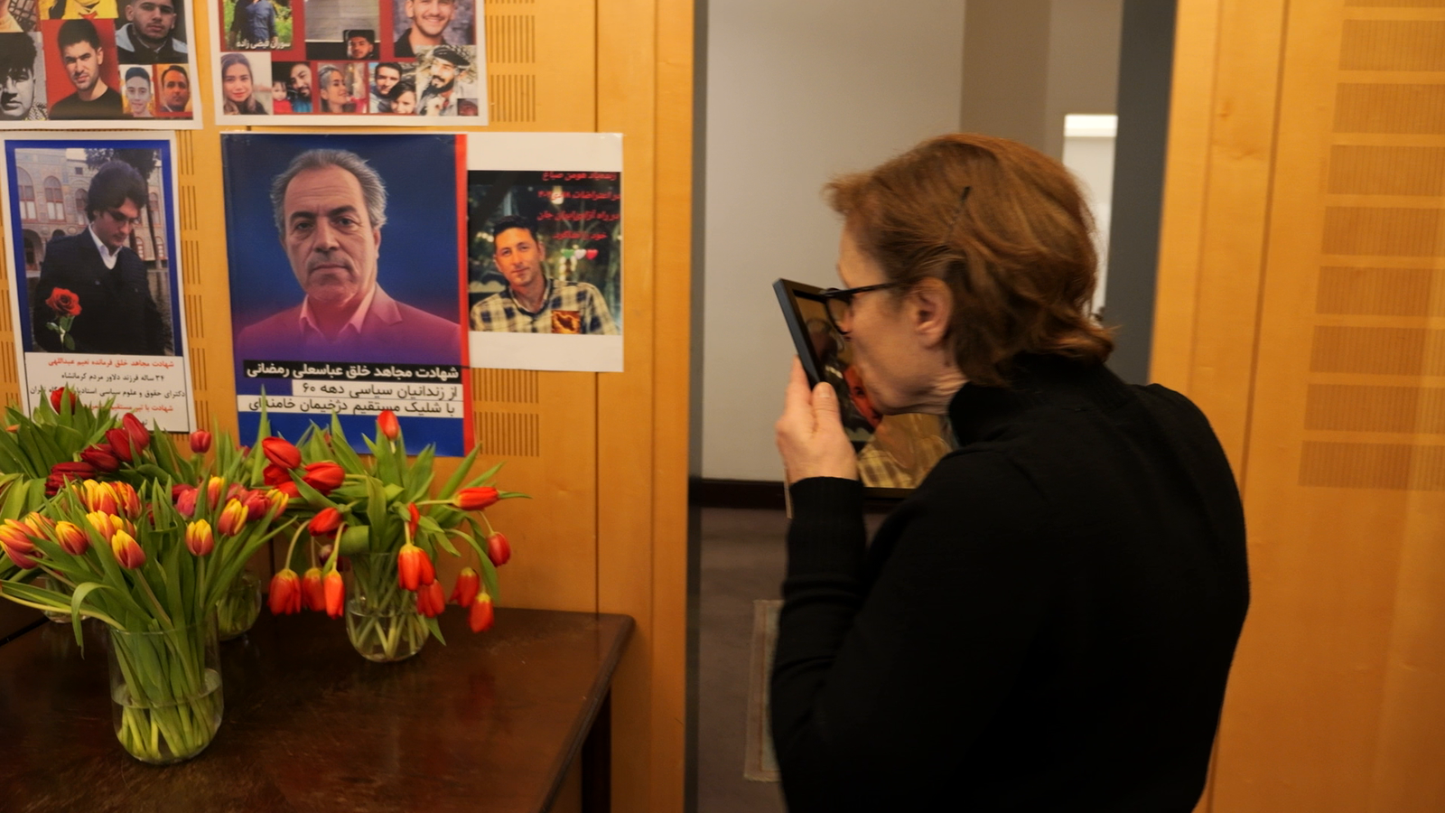 Nasrin has laid bare the painful details of the day Hooman was killed during recent protests