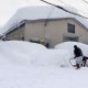 Snowfall in the worst-hit areas of Japan is estimated to have reached up to 2m (6.5ft). Pic: AP
