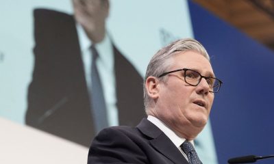 Sir Keir Starmer speaking during the Munich Security Conference. Pic: Reuters