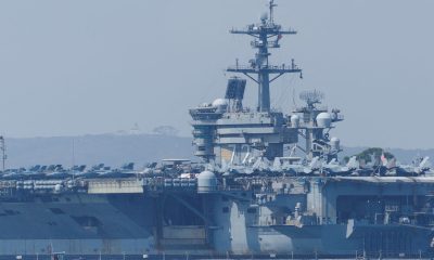 The USS Abraham Lincoln in San Diego. File pic: Reuters