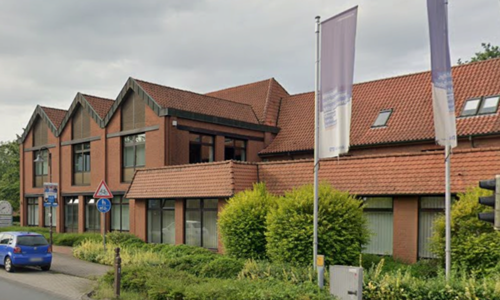 The Volksbank branch in Stuhr, Germany. Pic: Google Maps