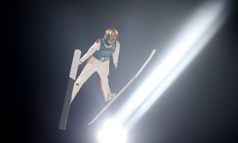 Members of Norway's team were caught adjusting their suits during the World Championships last year. Pic: Reuters
