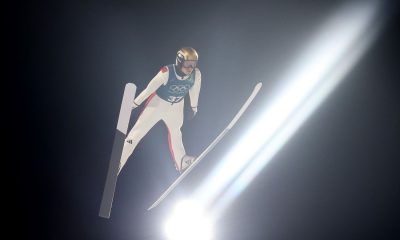 Members of Norway's team were caught adjusting their suits during the World Championships last year. Pic: Reuters