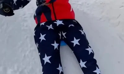 Snoop Dogg goes sledding at Olympics
