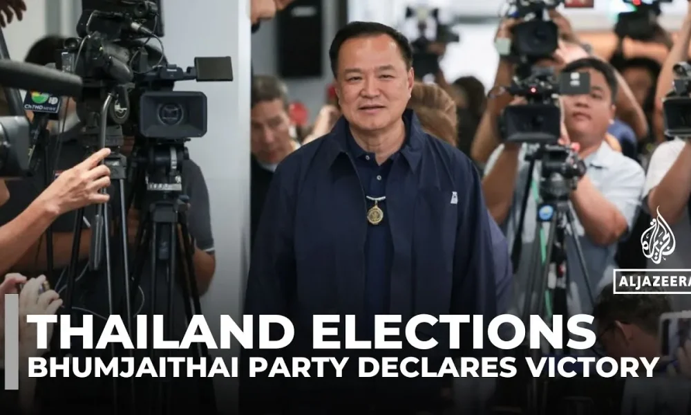 Thailand’s Bhumjaithai Party prepares for coalition negotiations following unexpected election victory
