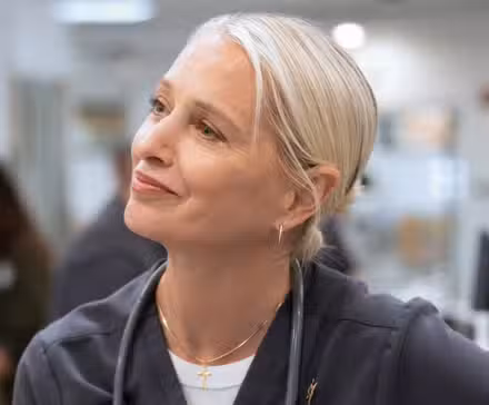 Katherine LaNasa in The Pitt Season 2