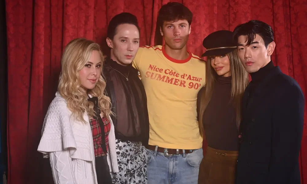 The Traitors behind the scenes photo.