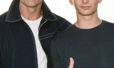 Tom Brady and son Benny Brady.