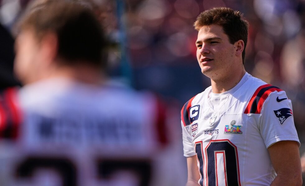 Drake Maye and the Patriots take on Sam Darnold and the Seahawks in Super Bowl 60