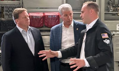 A microreactor is airlifted, part of Trump's push on nuclear power