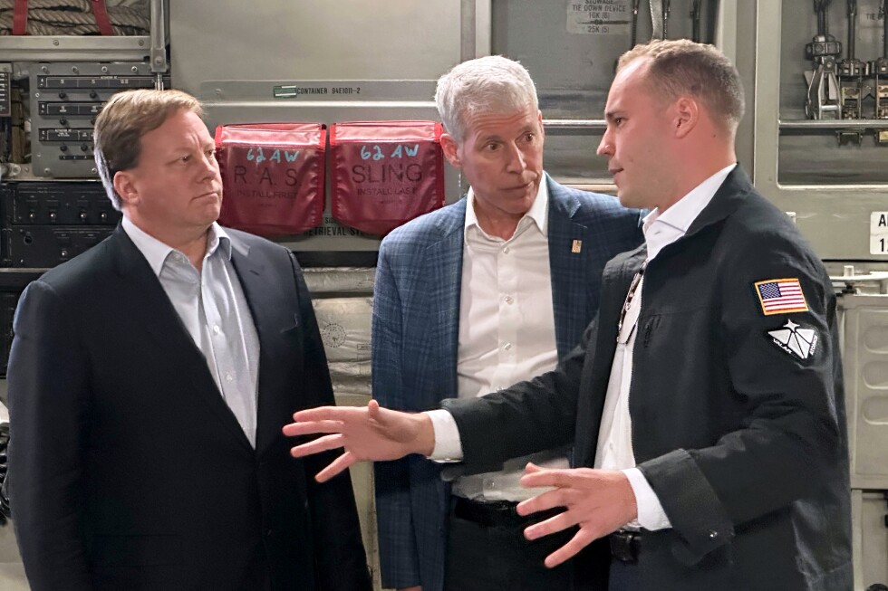 A microreactor is airlifted, part of Trump's push on nuclear power