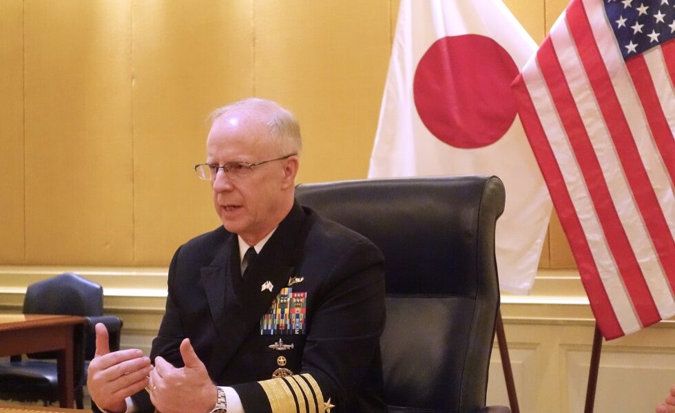 Navy leader touts new strategy that moves away from aircraft carriers