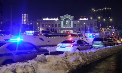 An explosion in Moscow kills a police officer