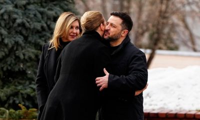 European officials visit Ukraine to show support as country marks 4 years of war