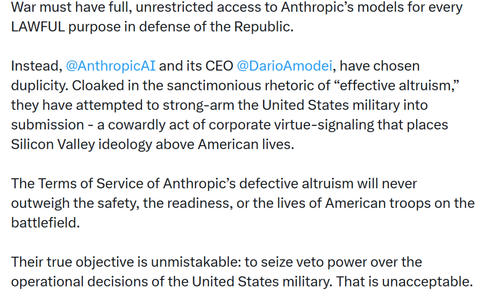 Anthropic Reopens Pentagon Talks as Trump Weighs Supply Chain Risk Label