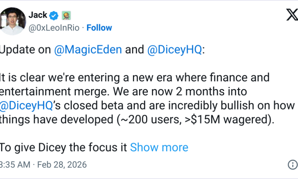 Magic Eden Shifts Focus From NFTs to Casino Platform