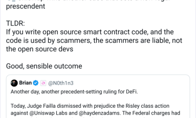 Judge Hands Win to Uniswap in Class Action Over Scams