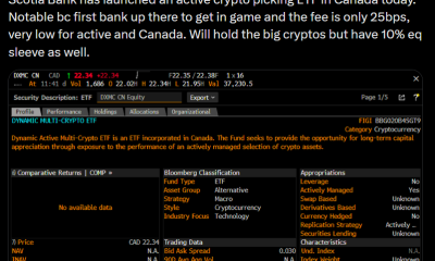 Top Canadian Bank Launches Multi-Crypto ETF with BTC, ETH, SOL, XRP