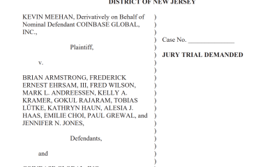 Coinbase Executives Face Shareholder Lawsuit alleging Compliance Failures