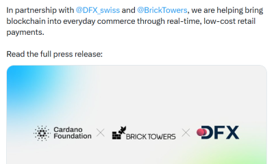 Cardano Gets Real-World Checkout Rails in 137 Swiss Spar Stores