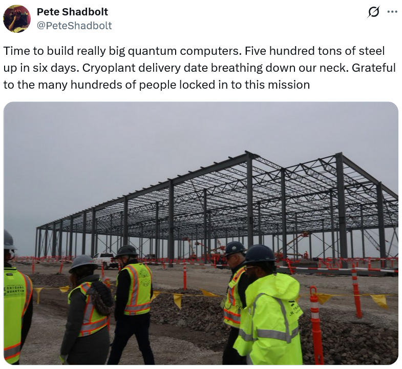 Construction Begins at 1M Qubit Quantum Facility