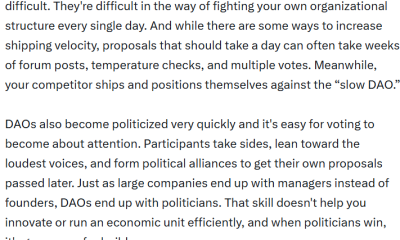 Aave Founder Says DAOs Must Evolve