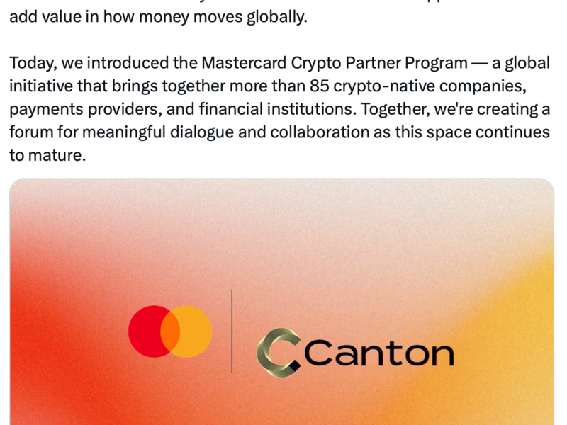 Visa, Circle, Mastercard, Binance, Stablecoin