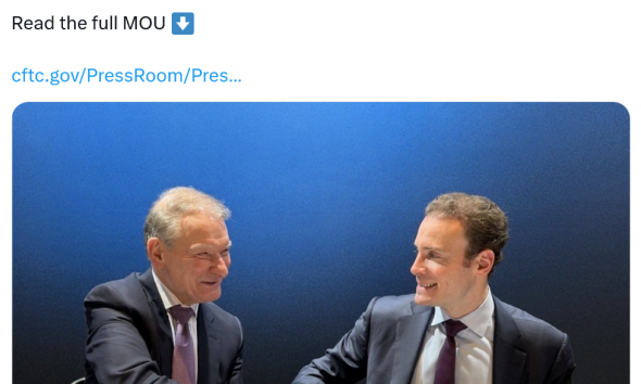 SEC, CFTC Handshake on Memo to Regulate Markets in Harmony