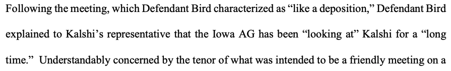 Kalshi Preemptively Sues Iowa to Defend Sports Contracts